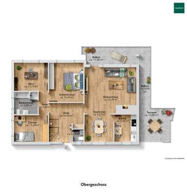 Grundriss Obergeschoss