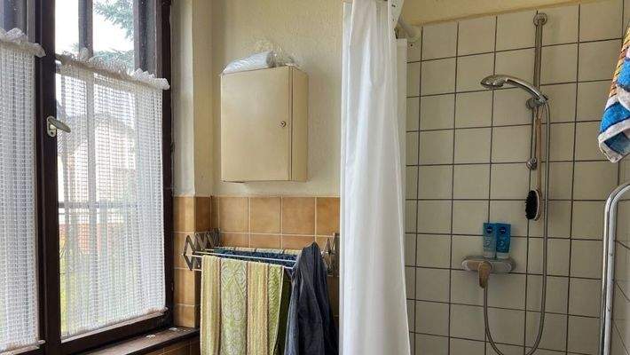 Duschbad im Erdgeschoss