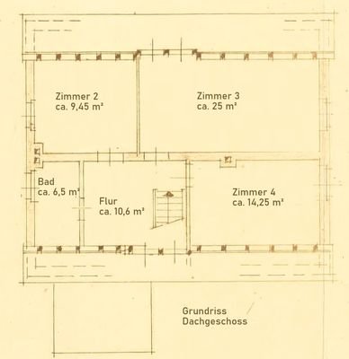 Grundriss Dachgeschoss