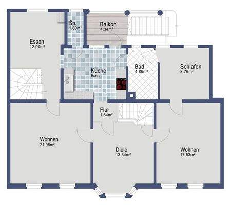 Ausschnitt Grundriss OG