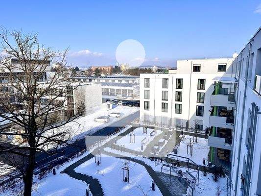 Ausblick von der Dachterrasse