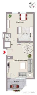 Grundriss 4. Obergeschoss