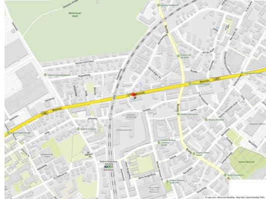 Geolyzer Kartenausschnitt