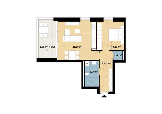 Grundriss Wohnung C76