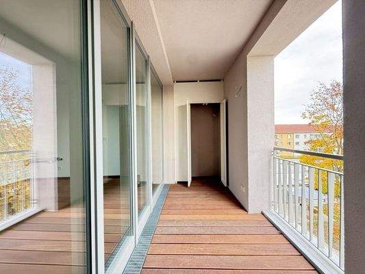 Loggia mit Abstellnische