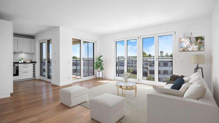 Wohnzimmer - Visualisierung