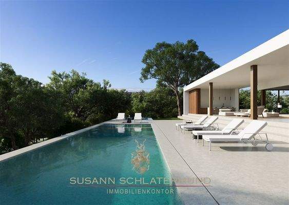 Traumhafter Pool mit Liegeflächen