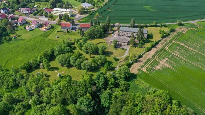 Drohne Nordansicht Grundstück