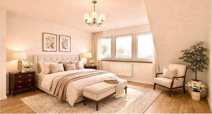 KI-generiertet Schlafzimmer 1