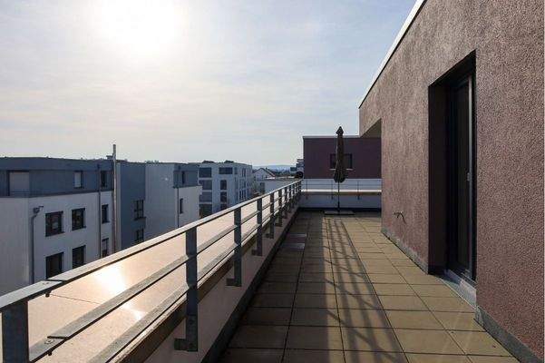 Dachterrasse Richtung West