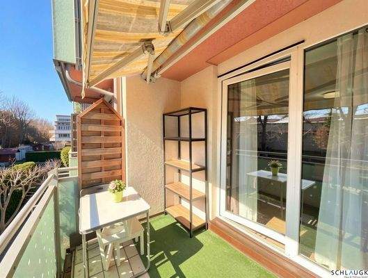 Balkon mit Süd-West Ausrichtung