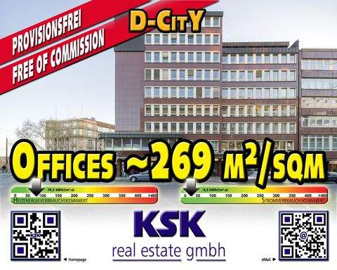 Düsseldorf Büros, Büroräume, Büroflächen 