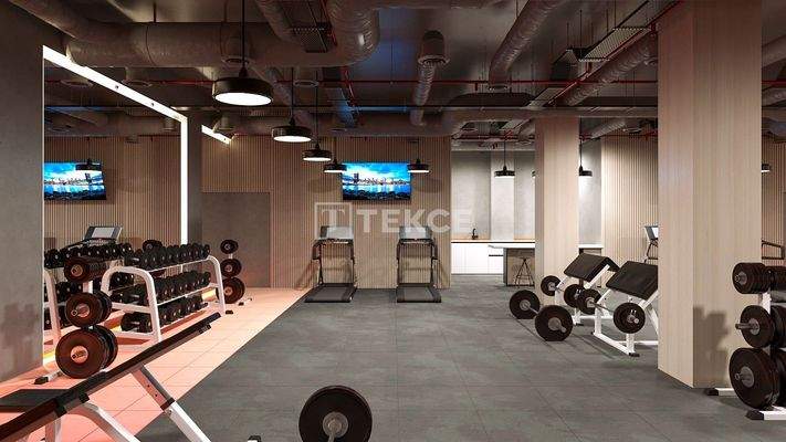 Flats for Sale in a Project with a Pool in Çankaya Antalya