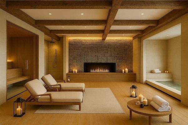 Exklusiver Wellnessbereich mit Sauna 