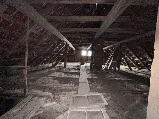 Dachboden Wohngebäude