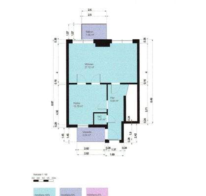 Grundriss EG bemaßt