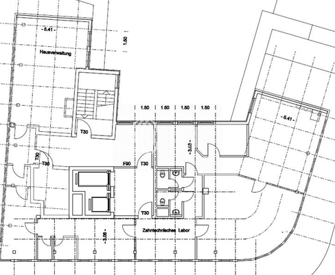 Grundriss 8. Obergeschoss
