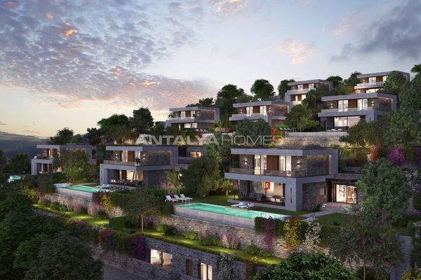 Houses with Bodrum Castle and Sea Views