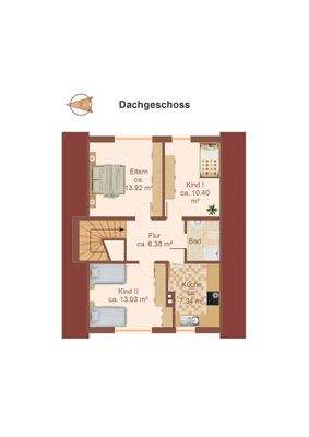 Grundriss Dachgeschoss