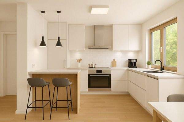 Geräumige Küche - KI Beispiel