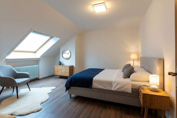 Elternschlafzimmer virtuell möbliert