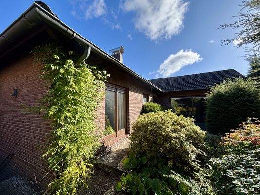 Blick aus dem Garten