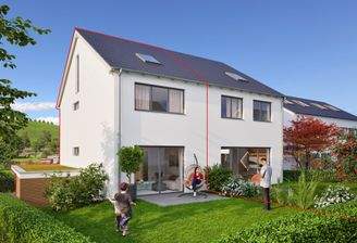 Doppelhaushälfte 1 Bermatingen – Außenansicht Garten.jpg