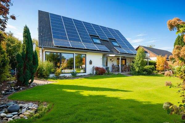 Haus- und Gartenansicht Süd