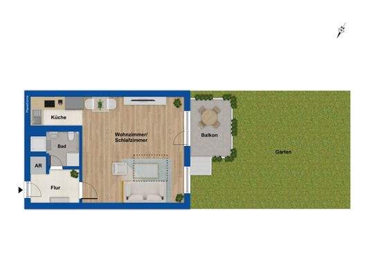 Grundriss - Erdgeschoss