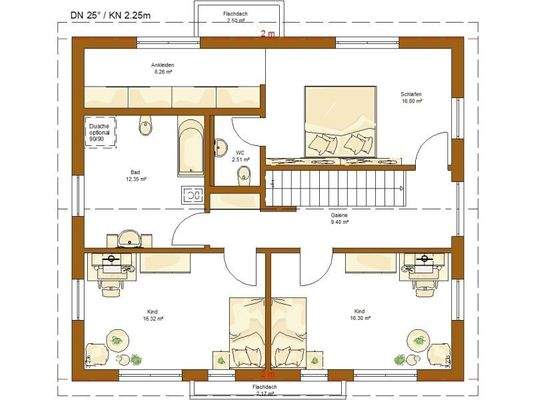 Clou 169 Grundriss DG