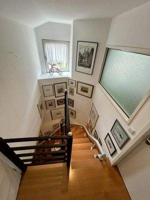 gepflegter Treppenaufgang