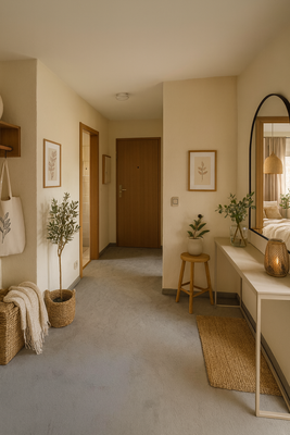 Einrichtungsbeispiel Flur KI generiert 