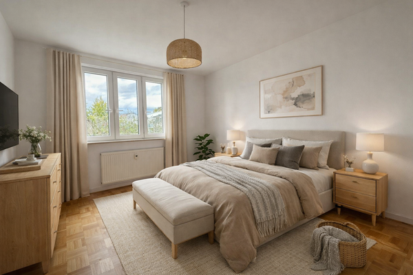 Schlafzimmer (virtual staged)
