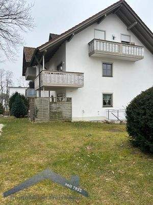 Hausansicht Blick Balkon