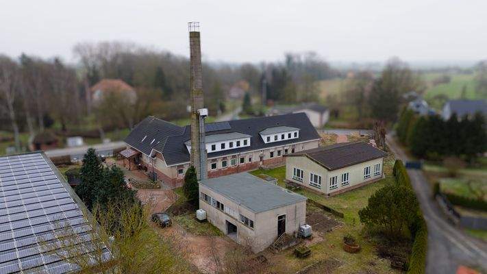 Drohneaufnahme Grundstücksübersicht