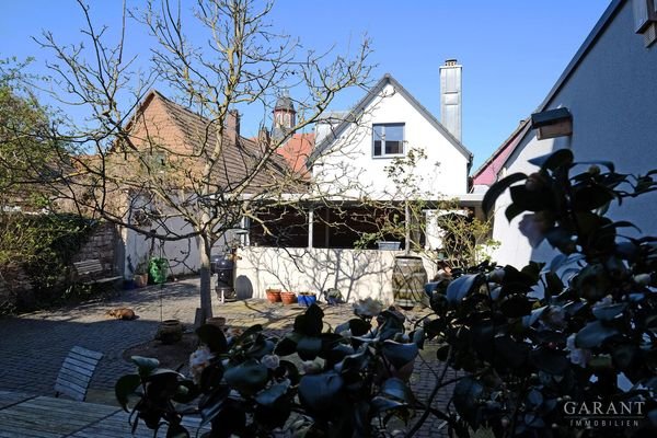 Blick vom Hinterhaus
