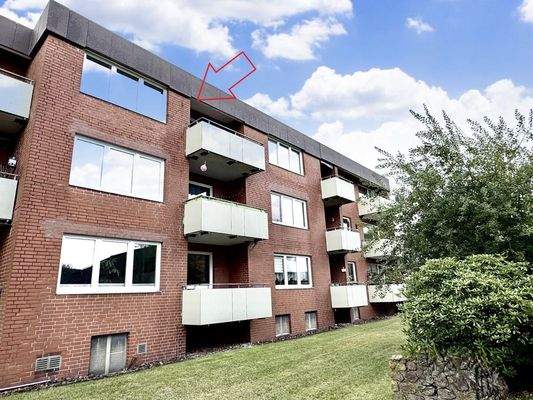 Rückansicht des Hauses