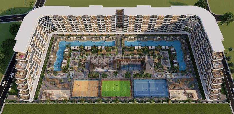 Modern Apartments in a New Luxury Complex in Aksu Antalya
