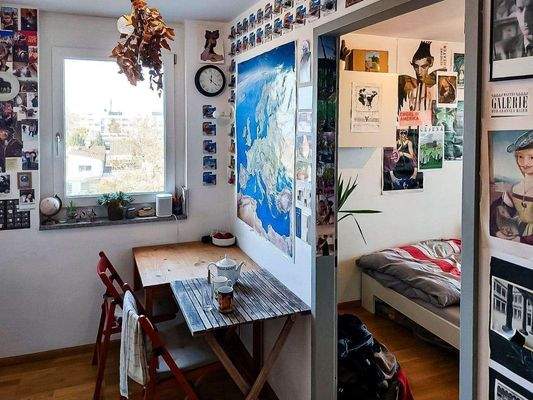 Essecke und Blick Zimmer