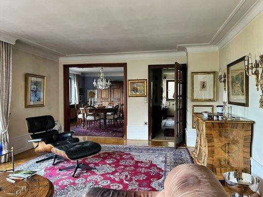 Wohnzimmer vor Brand