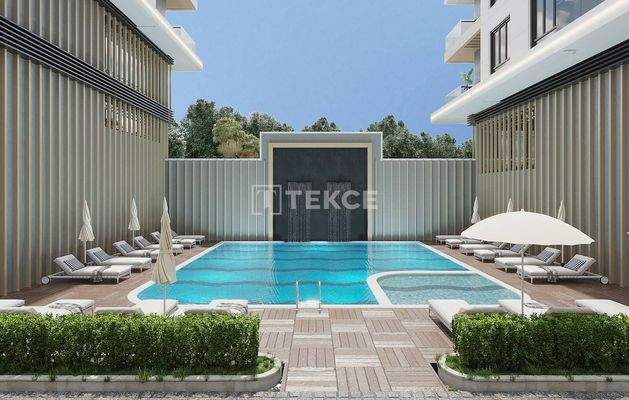 Stylish Real Estate 800 M from the Sea in Mahmutlar Alanya