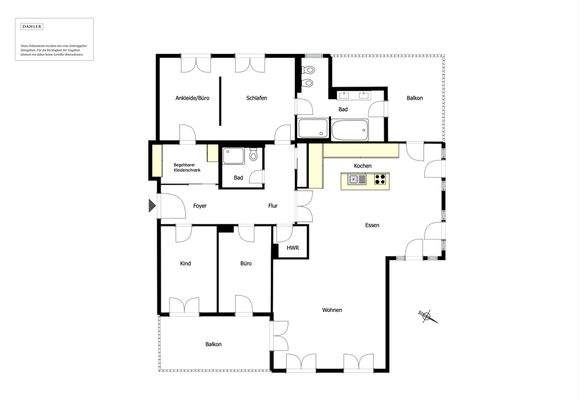 2. Planungsmöglichkeit der Raumaufteilung