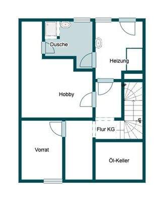 Grundriss Untergeschoss