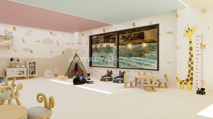 Flats with Rich On-Site Amenities in Alanya Center