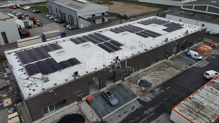 Drohnenansicht Halle B