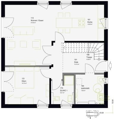 Grundriss Erdgeschoss