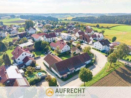 Hausansicht Luftaufnahme