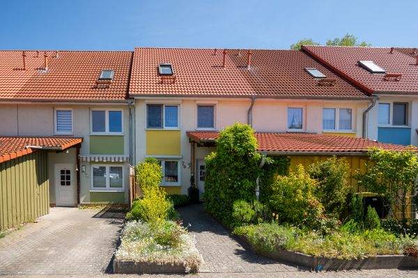 Blick aufs  Haus