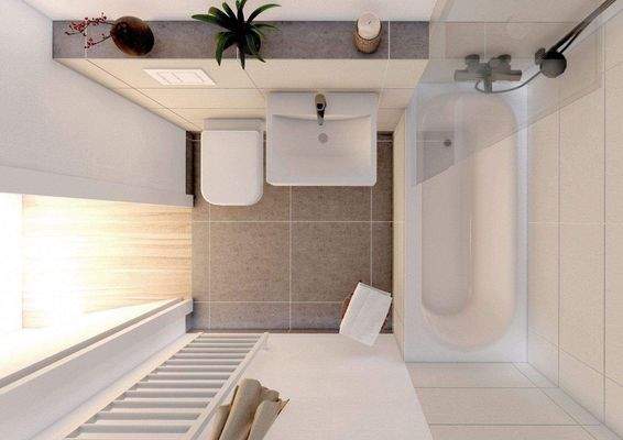 Badezimmer nach Sanierung