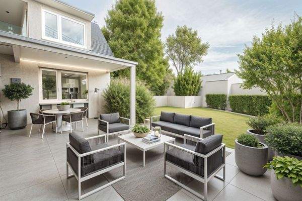 KI generiertes Beispielbild Terrasse